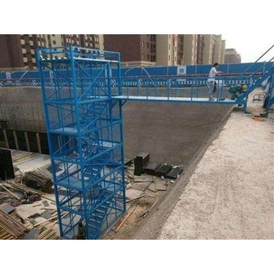 安全爬梯批发「合新建筑」施工梯笼/楼梯立杆费用@浙江杭州