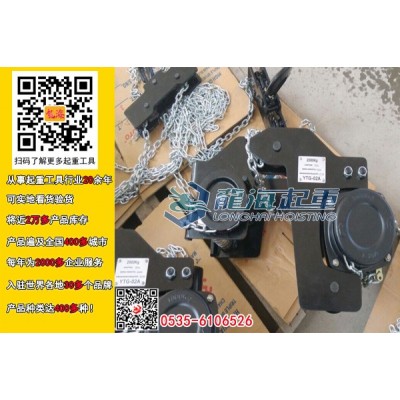 龙升YTG型低净空手拉葫芦广泛用于船舶海洋工程等领域