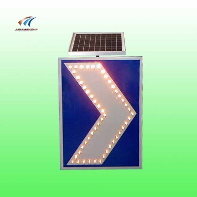 led诱导标志牌 弯道太阳能交通标志牌生产厂家