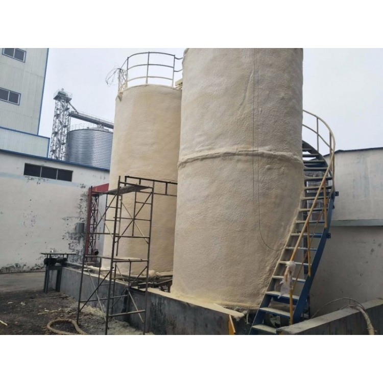 梁山卧罐聚氨酯喷涂保温施工队厌氧塔岩棉彩钢保温