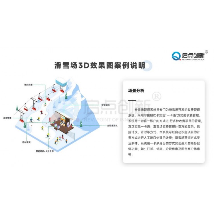 黑河滑雪场电子门票收银系统多项目套票核销手持验票机安装